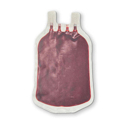 A BAG OF BLOOD YOU CAN CLEAN YOUR GLASSES WITH